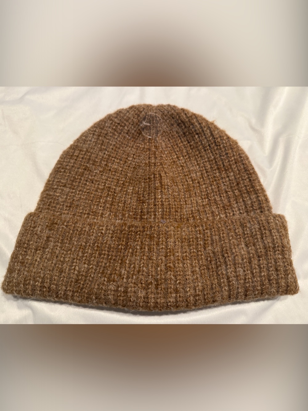 PacSun Unisex Brown Rib Knit Beanie - Picture 2 of 3